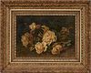 Attributed to Ella Hergesheimer O/C Painting, Still Life with Yellow Roses