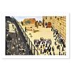 Deneille Spohn Moes, "Concentrtion Camp/Wailing Wall" Limited Edition Serigraph, Numbered and Hand Signed with Letter of Authenticity.