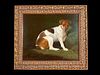 Count Bernard de Claviere, (French, 1934-2016), Oil on Board of Jack Russell Terrier,