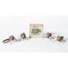 Tin Lithograph  Lehmann  Wind Up Beetles, Group of Four