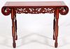 CHINESE ROSEWOOD CONSOLE