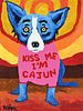 George Rodrigue (1944 - 2013) "Kiss Me I'm Cajun"