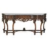 LOUIS XIV STYLE MARBLE TOP SIDEBOARD