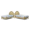 PAIR OF LOUIS XVI STYLE TWIN BEDS