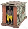Cast iron Cabin mechanical bank, manufactured by J. & E. Stevens Co.