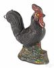 Cast iron Rooster mechanical bank.