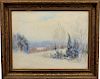 19th C. New England Winter Landscape