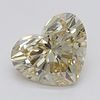 2.25 ct, Natural Fancy Light Yellowish Brown Even Color, VS1, Type 1ab Heart cut Diamond (GIA Graded), Appraised Value: $25,000 