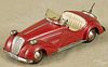 Distler tin wind-up convertible, made in the US Zone of Germany, 9 3/4'' l.