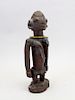 Carved African Figure, Beaded Decoration
