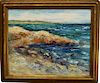 Amy B. Nash 20th C. Impressionist Coastal Scene