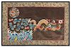 Eleven Chinese Embroidered Silk Panels Length of longest 31 inches.