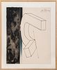 Jasper Johns "Fragment" Color Lithograph, 1971
