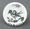 Pablo Picasso Ceramic "Oiseau au Soleil" Plate