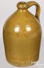 Redware jug, 19th c., probably New York