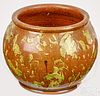Pennsylvania redware jar, 19th c.