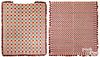 Two overshot coverlets, 19th c.