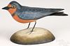 Frank S. Finney, folk art carved bird