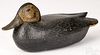 New Jersey carved and painted black duck decoy