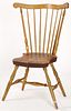 New England painted fanback Windsor chair