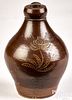 Miniature incised stoneware jug, 19th c.