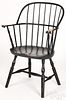 New England painted sackback Windsor chair