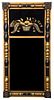 An American Empire Ebonized and Gilt Split Baluster Mirror 30 1/2 x 15 1/2 inches.