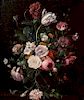 Dutch School, (19th century), Two works: Floral Still Lifes