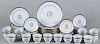 Copeland Spode Independence pattern porcelain service, approximately sixty-eight pieces.
