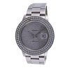 Rolex Datejust Steel Diamond Watch 16220