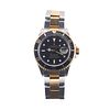 Rolex Two Tone Black Submariner Watch 16613