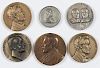 Four Abraham Lincoln medals, including two by Medallic Art Co., NY, 2 1/8'' dia.