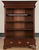 Bench made cherry open cupboard, by David Smith, 82'' h., 52 1/2'' w.