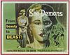 Movie poster for She Demons, 20'' x 26''.