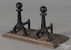Cahill Grates & Fire Place Fixtures cast iron andiron counter display