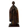 Boxwood Wood Carving of French Philosopher Nicolas Malebranch After Anna Maria Van Schumann