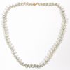 GREY PEARL NECKLACE 4 - 5MM