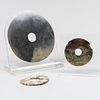 Three Chinese Archaistic Jade BI discs