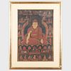 Tibetan Painting of Sakya Lama