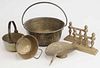 Group of Seven Brass Items