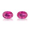 Group of Two Ruby Loose Stones, GIA Certified