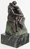 Bronze Statuette of [The Kiss] after