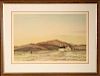 PETER HURD (1904-1984) PENCIL SIGNED COLOR LITHOGRAPH