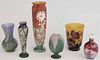 Six Pieces of Cameo Glass