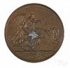 Francis Rawdon, Marquis of Hastings British commemorative copper medal for victories in India