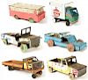 6 African Scrap Metal and Wood Toy Vehicles