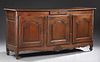 French Louis XV Style Carved Oak Sideboard, 19th c