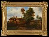 French School, "Country Landscape with Houses by t
