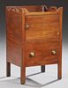 George III Carved Mahogany Commode, late 18th c.,