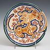 Shearwater Pottery Plate, 20th c., by Patricia Fin
